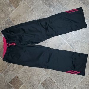 NWOT adidas Sport Straight Leg Athletic Pants -Pink/Black